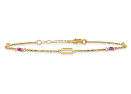 14k Yellow Gold Jewelry Style ANK370 - Classique Jewelry Inc.