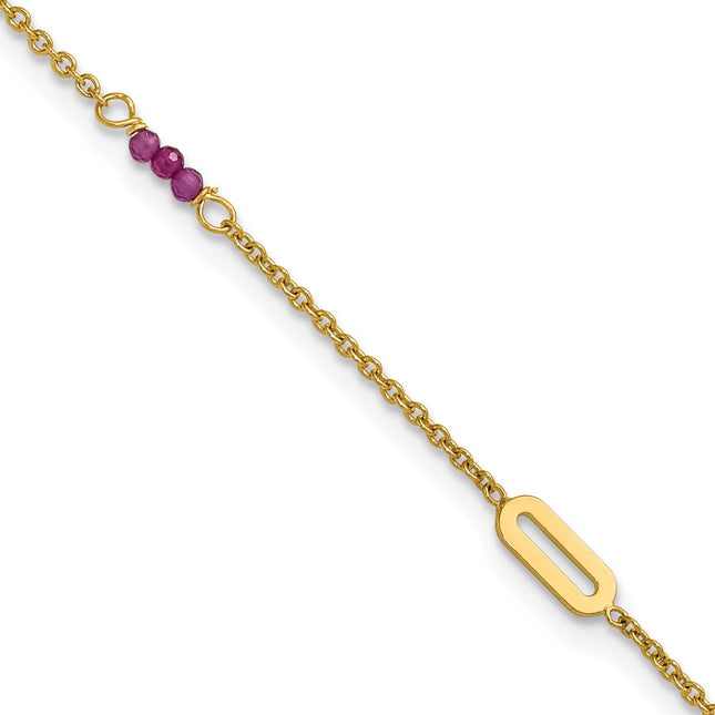 14k Yellow Gold Jewelry Style ANK370 - Classique Jewelry Inc.