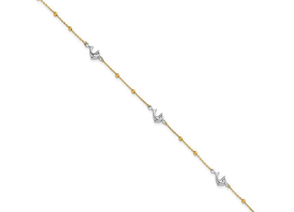 14k Two-tone Jewelry Style ANK375 - Classique Jewelry Inc.