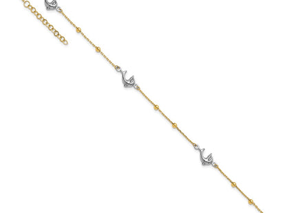 14k Two-tone Jewelry Style ANK375 - Classique Jewelry Inc.