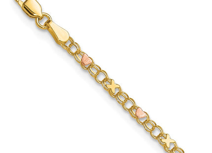 14k Two-tone Jewelry Style ANK69 - Classique Jewelry Inc.