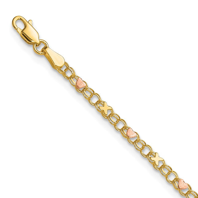 14k Two-tone Jewelry Style ANK69 - Classique Jewelry Inc.