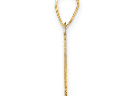 14k Polished Number 1 Pendant