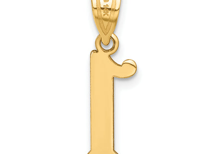 14k Polished Number 1 Pendant