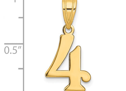 14k Yellow Gold Pendants Style APN04 - Classique Jewelry Inc.