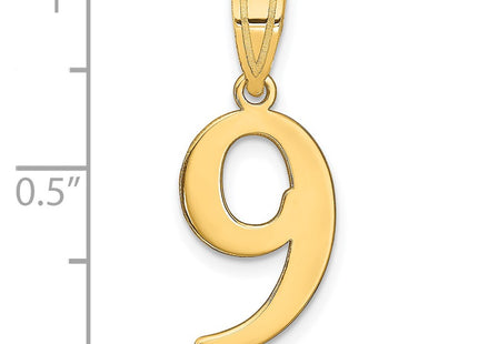 14k Yellow Gold Pendants Style APN09 - Classique Jewelry Inc.