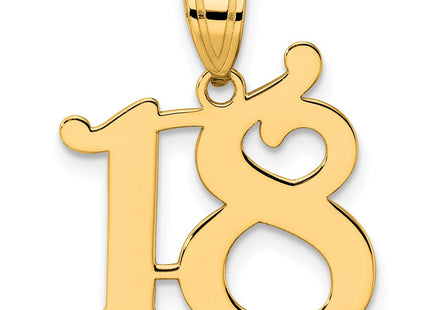 14k Yellow Gold Pendants Style APN18 - Classique Jewelry Inc.