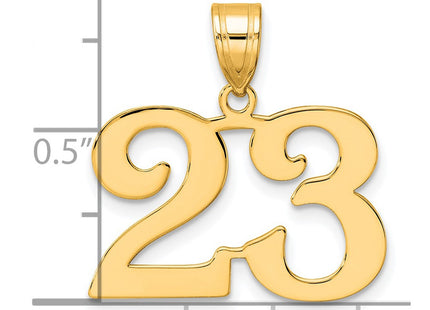 14k Yellow Gold Pendants Style APN23 - Classique Jewelry Inc.