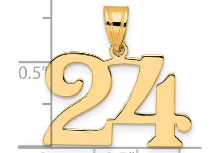 14k Yellow Gold Pendants Style APN24 - Classique Jewelry Inc.