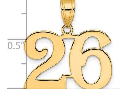 14k Yellow Gold Pendants Style APN26 - Classique Jewelry Inc.