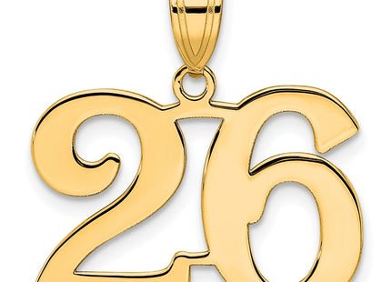 14k Yellow Gold Pendants Style APN26 - Classique Jewelry Inc.