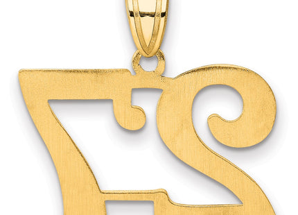 14k Yellow Gold Pendants Style APN27 - Classique Jewelry Inc.