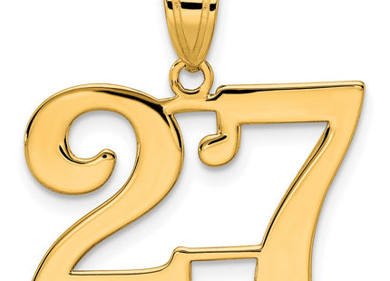 14k Yellow Gold Pendants Style APN27 - Classique Jewelry Inc.