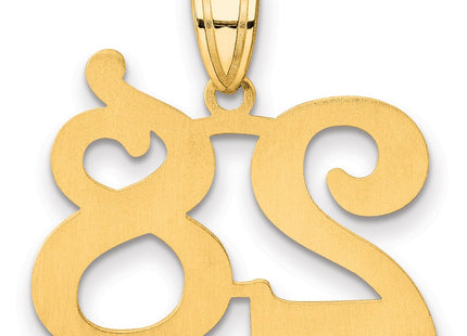 14k Yellow Gold Pendants Style APN28 - Classique Jewelry Inc.