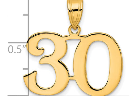 14k Yellow Gold Pendants Style APN30 - Classique Jewelry Inc.