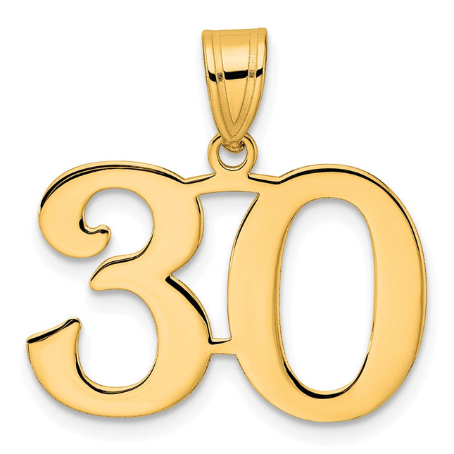 14k Yellow Gold Pendants Style APN30 - Classique Jewelry Inc.