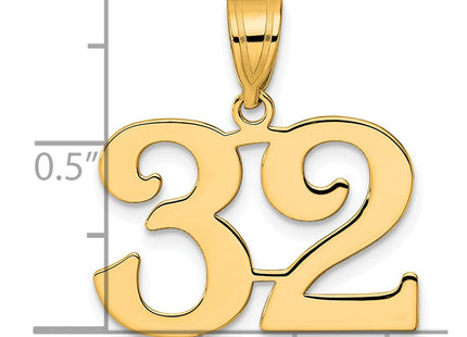 14k Yellow Gold Pendants Style APN32 - Classique Jewelry Inc.