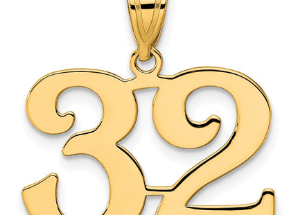 14k Yellow Gold Pendants Style APN32 - Classique Jewelry Inc.