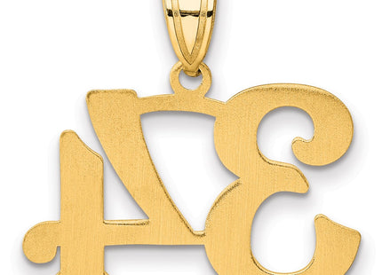 14k Yellow Gold Pendants Style APN34 - Classique Jewelry Inc.
