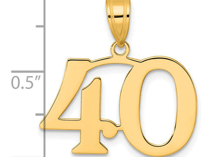 14k Yellow Gold Pendants Style APN40 - Classique Jewelry Inc.