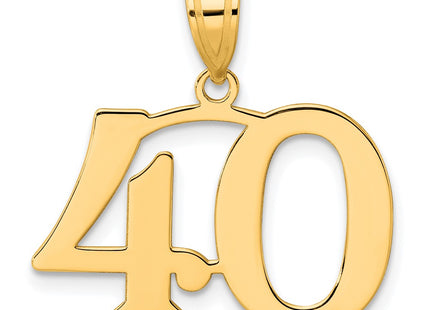 14k Yellow Gold Pendants Style APN40 - Classique Jewelry Inc.