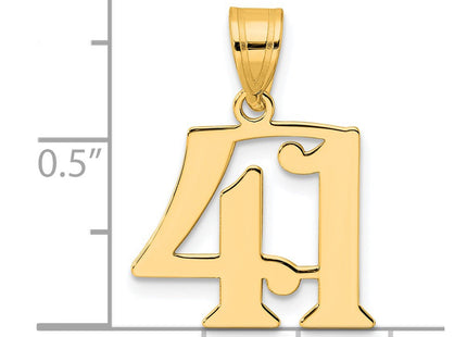 14k Yellow Gold Pendants Style APN41 - Classique Jewelry Inc.