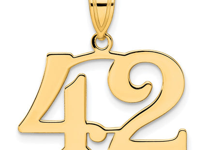 14k Yellow Gold Pendants Style APN42 - Classique Jewelry Inc.