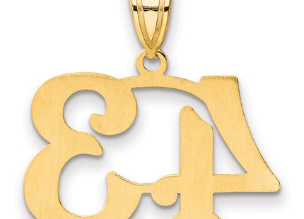 14k Yellow Gold Pendants Style APN43 - Classique Jewelry Inc.