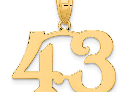 14k Yellow Gold Pendants Style APN43 - Classique Jewelry Inc.