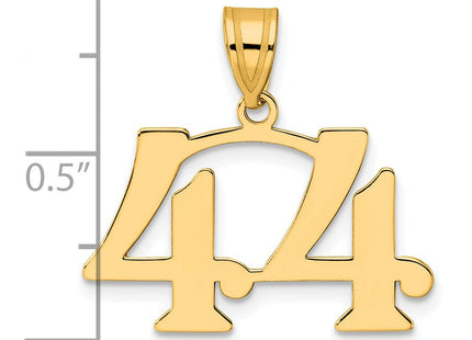 14k Yellow Gold Pendants Style APN44 - Classique Jewelry Inc.