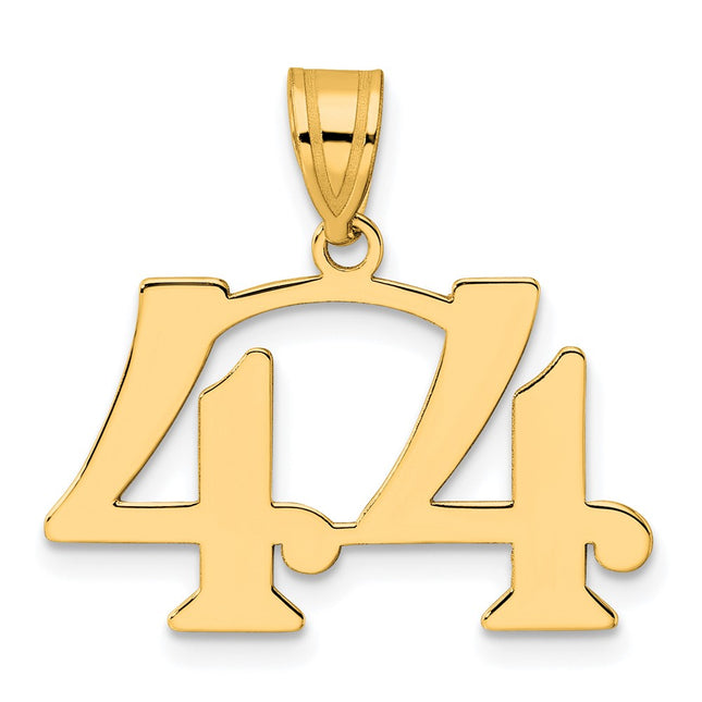 14k Yellow Gold Pendants Style APN44 - Classique Jewelry Inc.
