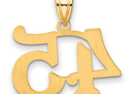 14k Yellow Gold Pendants Style APN45 - Classique Jewelry Inc.