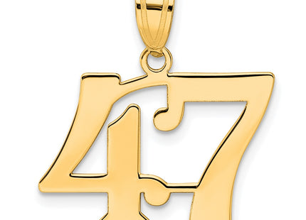 14k Yellow Gold Pendants Style APN47 - Classique Jewelry Inc.