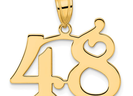 14k Yellow Gold Pendants Style APN48 - Classique Jewelry Inc.