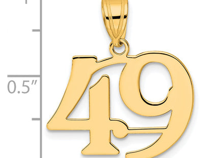 14k Yellow Gold Pendants Style APN49 - Classique Jewelry Inc.