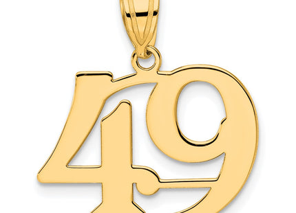 14k Yellow Gold Pendants Style APN49 - Classique Jewelry Inc.