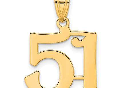 14k Yellow Gold Pendants Style APN51 - Classique Jewelry Inc.