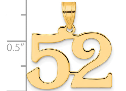 14k Yellow Gold Pendants Style APN52 - Classique Jewelry Inc.