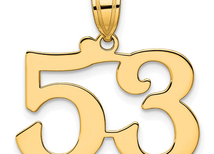 14k Yellow Gold Pendants Style APN53 - Classique Jewelry Inc.