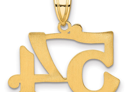14k Yellow Gold Pendants Style APN54 - Classique Jewelry Inc.