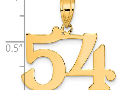 14k Yellow Gold Pendants Style APN54 - Classique Jewelry Inc.