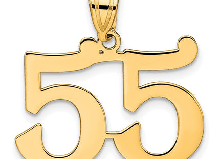 14k Yellow Gold Pendants Style APN55 - Classique Jewelry Inc.