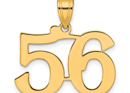 14k Yellow Gold Pendants Style APN56 - Classique Jewelry Inc.