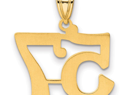 14k Yellow Gold Pendants Style APN57 - Classique Jewelry Inc.