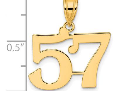 14k Yellow Gold Pendants Style APN57 - Classique Jewelry Inc.