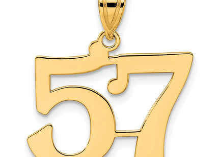 14k Yellow Gold Pendants Style APN57 - Classique Jewelry Inc.