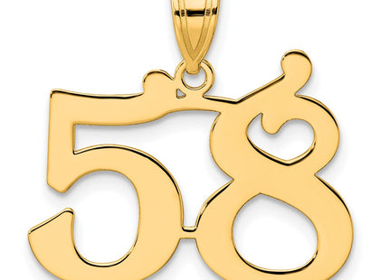 14k Yellow Gold Pendants Style APN58 - Classique Jewelry Inc.