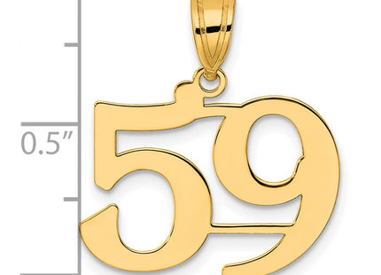 14k Yellow Gold Pendants Style APN59 - Classique Jewelry Inc.