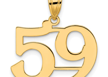 14k Yellow Gold Pendants Style APN59 - Classique Jewelry Inc.