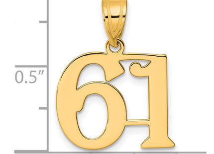 14k Yellow Gold Pendants Style APN61 - Classique Jewelry Inc.